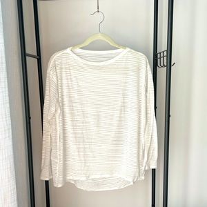 Lululemon Back in Action Long Sleeve Top